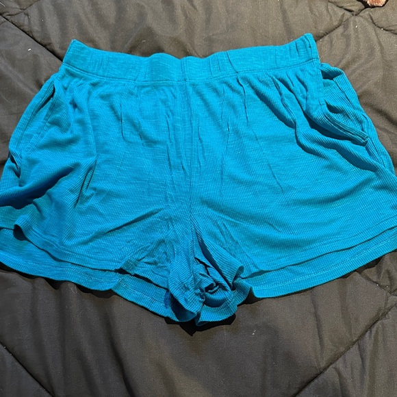 Joyspun Pants - Vibrant Blue Women's Athletic Shorts